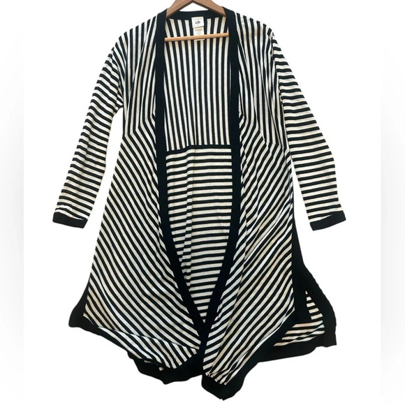 CAbi long open  cardigan Sz.S fits larger measurements Inc. excellent condition - Picture 2 of 12